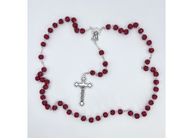 Rosario strass fiesta – cuentas de 8 mm