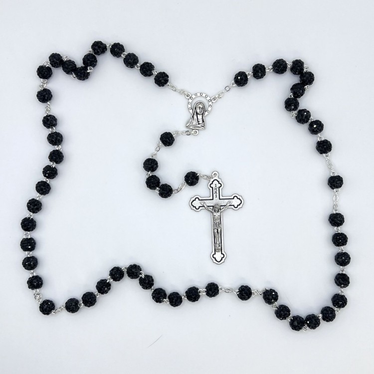 Rosario strass fiesta – cuentas de 8 mm
