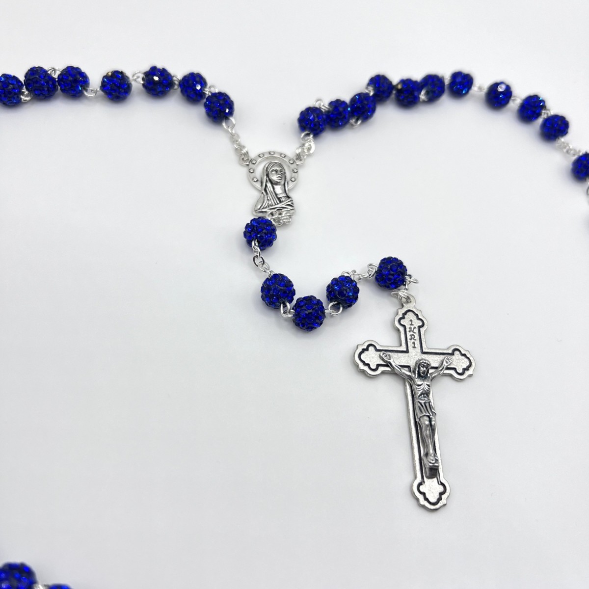 Rosario strass fiesta – cuentas de 8 mm
