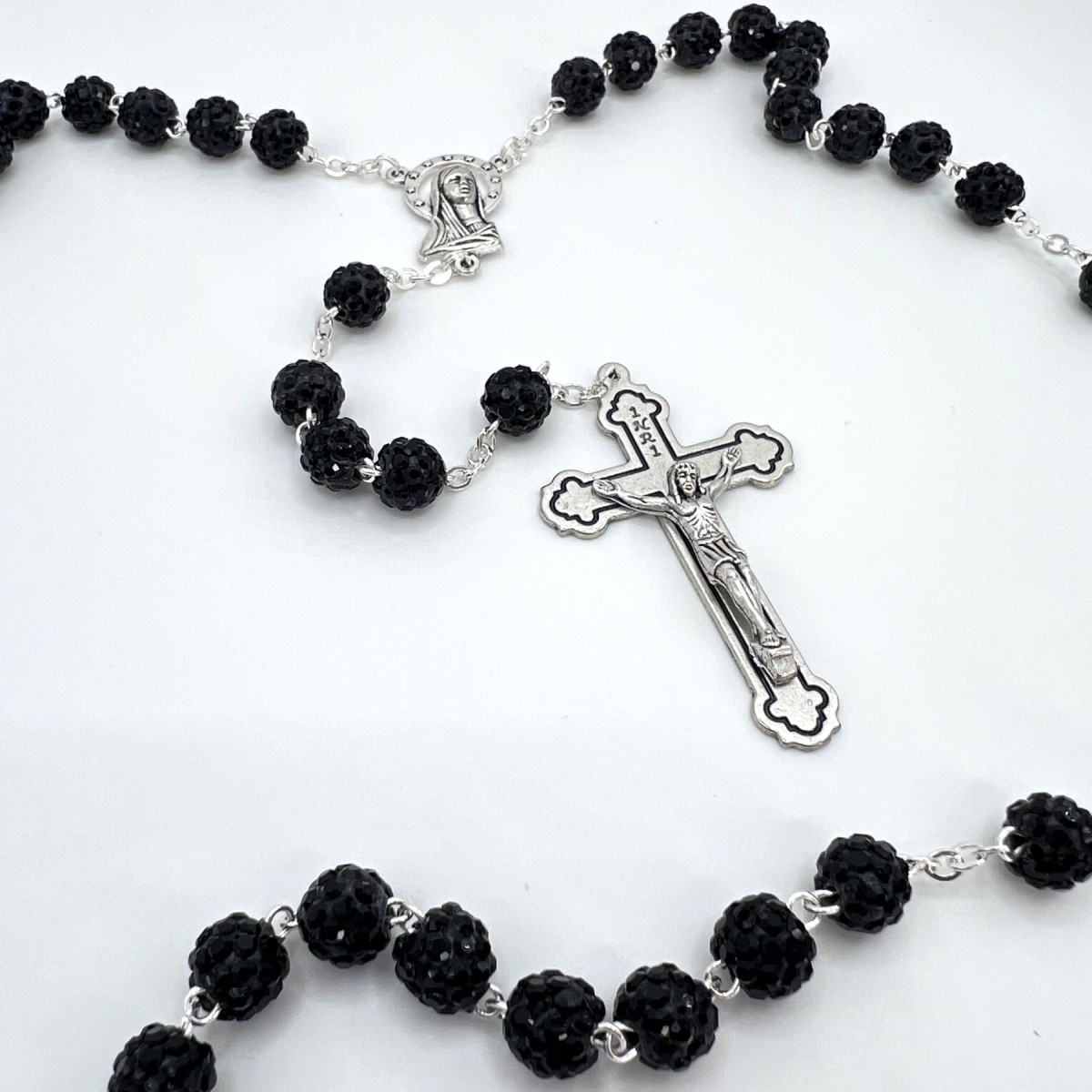 Rosario strass fiesta – cuentas de 8 mm